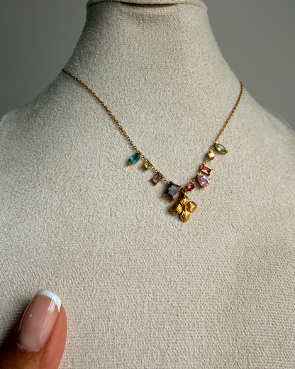 Authentic Louis Vuitton Blooming Pendant Reworked Necklac