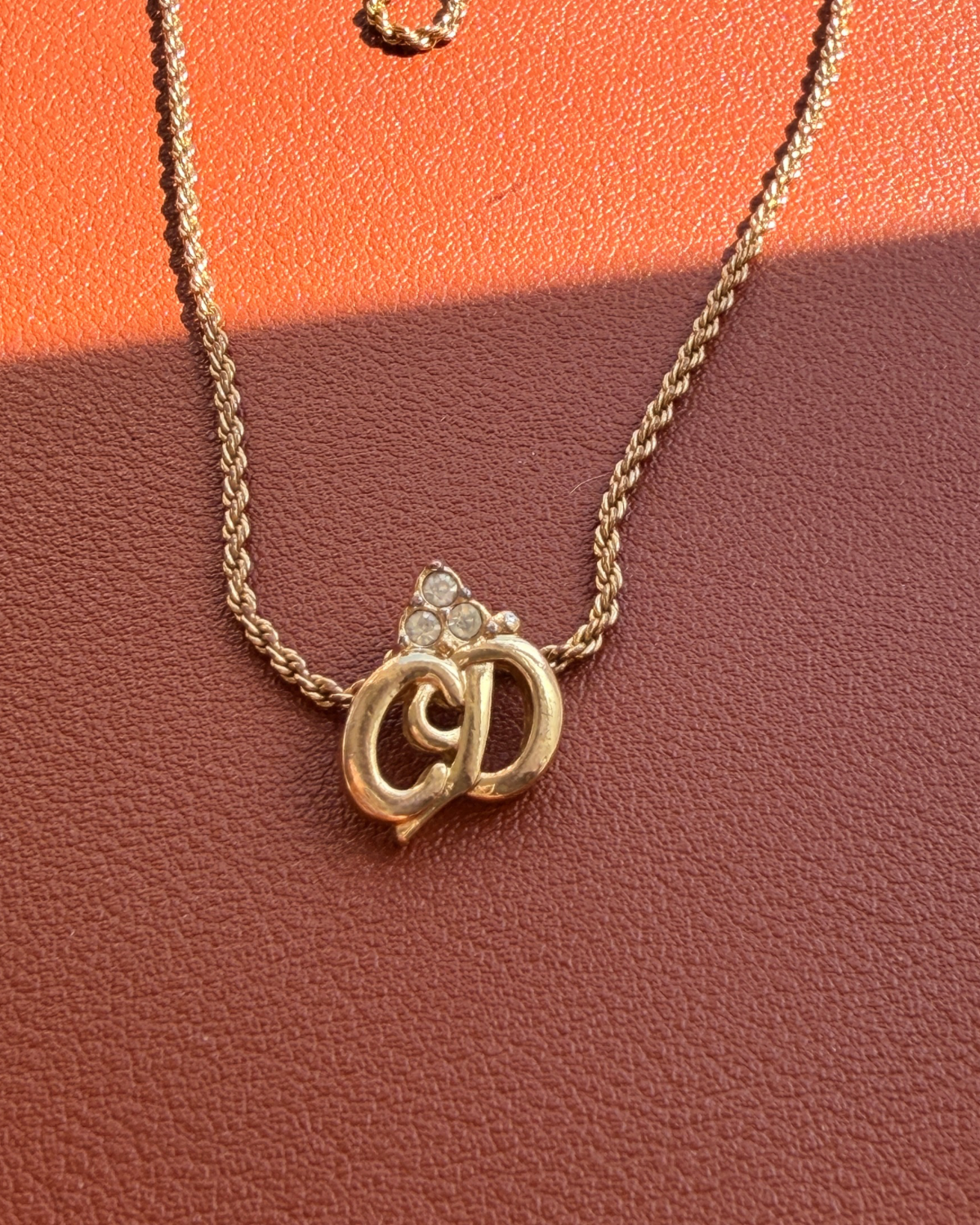 Authentic Dior Pendant- Necklace