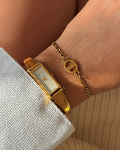 Authentic Mini Dior pendant -Repurposed Bracelet