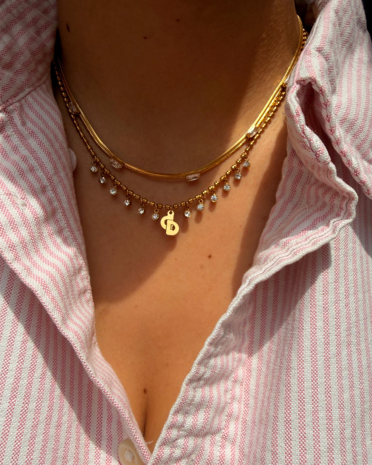 Authentic Dior Mini Pendant- Reworked Necklace
