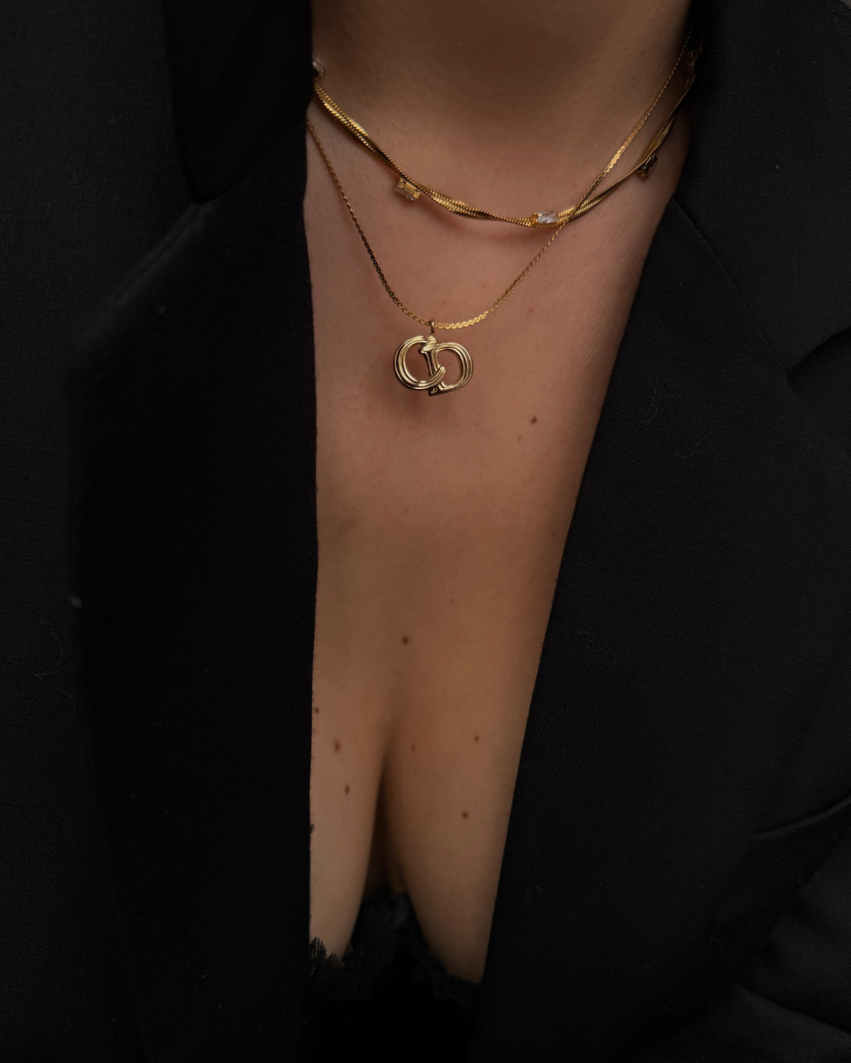 Authentic Christian Dior Vintage Pendant- Necklace