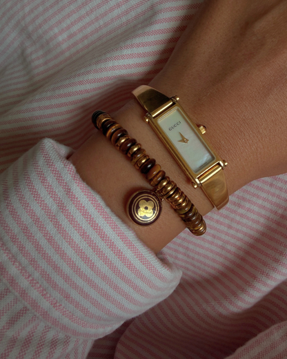 Authentic Louis Vuitton Nude Pendant - Reworked Stones Bracelet