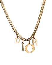 Load image into Gallery viewer, Authentic Dior Spelt out mise pendant - Reworked Necklace
