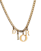 Authentic Dior Spelt out mise pendant - Reworked Necklace