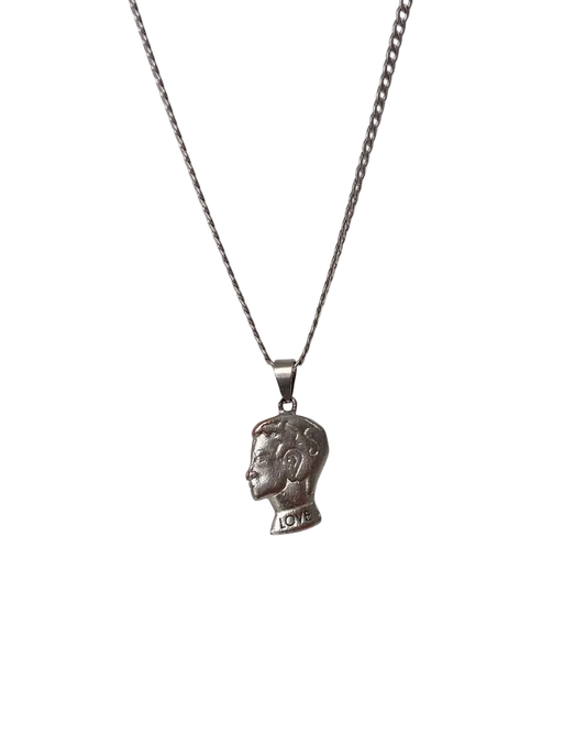 Authentic Dior Head Pendant- Reworked Necklace