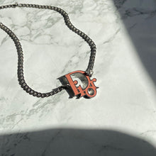 Load image into Gallery viewer, Authentic Dior Pink Logo Pendant- Reworked Necklace