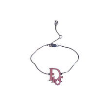 Load image into Gallery viewer, Authentic Dior Pink Logo Pendant- Reworked Necklace