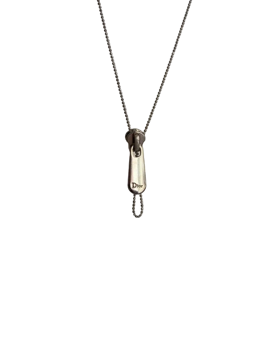 Authentic Dior Zip pendant - Reworked Necklace