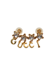Authentic Gucci Crystal Script Ear Cuff - Gift Edition