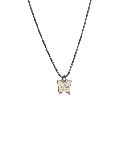 Authentic Gucci Pendant butterfly Repurposed Necklace