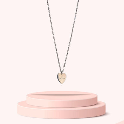 Authentic Gucci Pendant Small Heart Repurposed Necklace