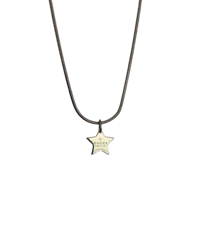 Authentic Gucci Pendant Start Repurposed Necklace