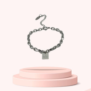 Authentic Gucci Pendant Square Repurposed Bracelet