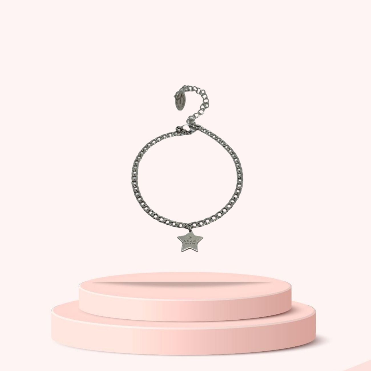 Authentic Gucci Pendant Start Repurposed Bracelet