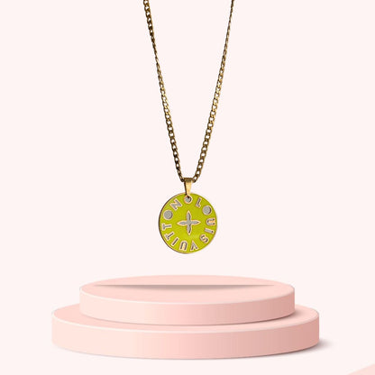Authentic Looping Louis Vuitton Charm - Necklace