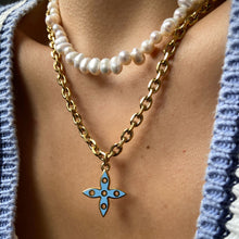 Load image into Gallery viewer, Authentic Louis Vuitton Looping Pendant- Reworked Necklace