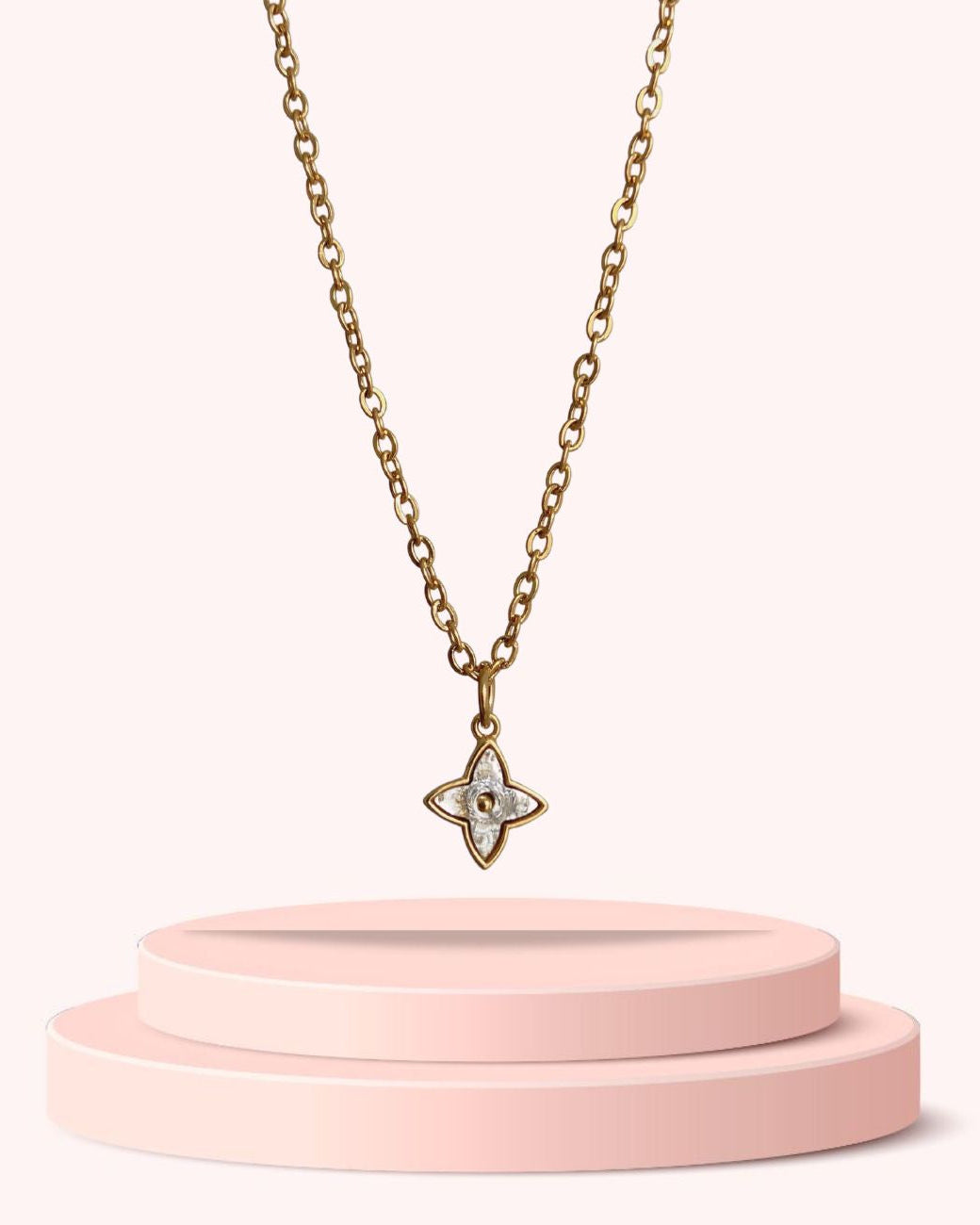 Authentic Louis Vuitton Blooming Pendant- Reworked Necklace
