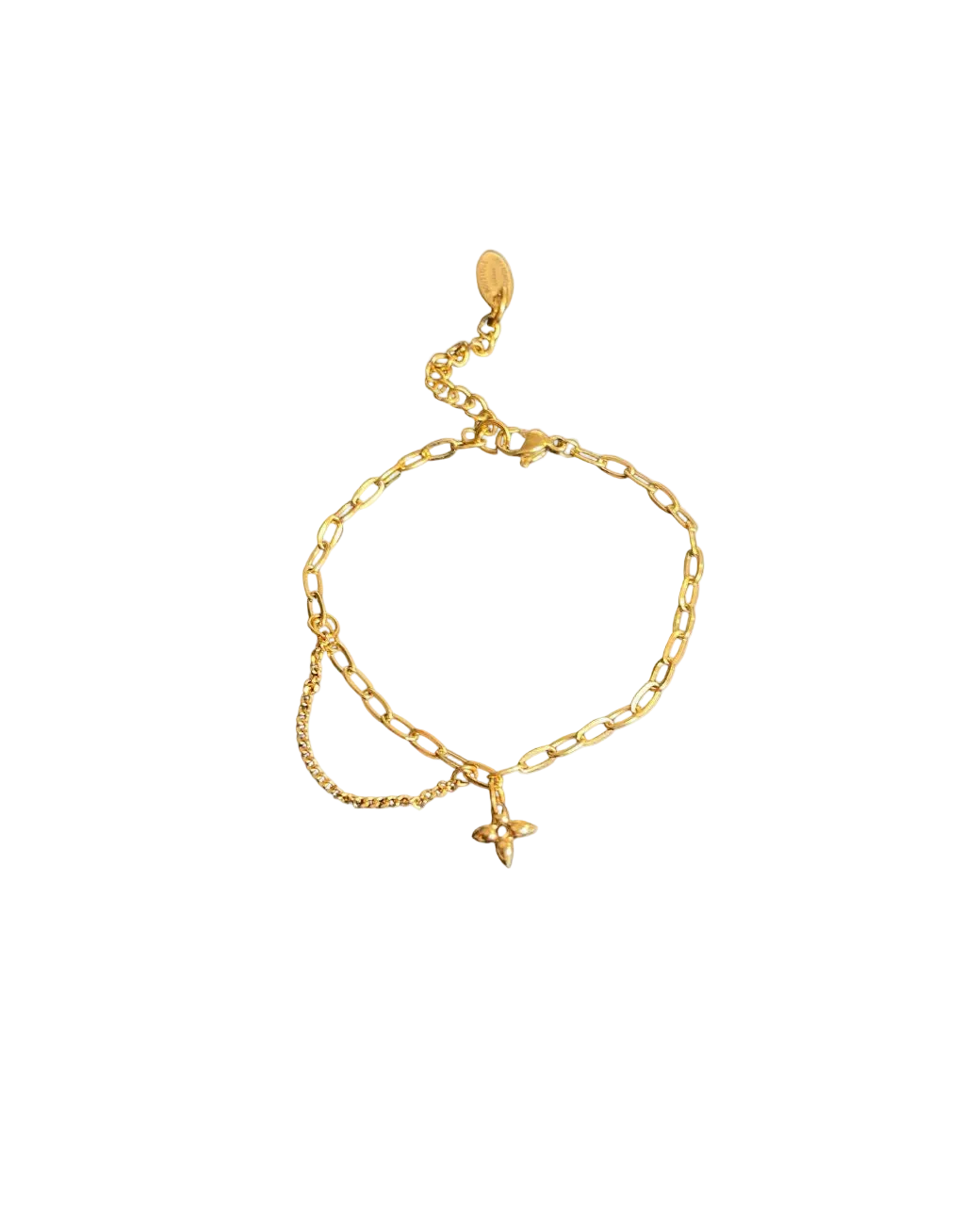 Authentic Louis Vuitton Blooming Pendant Reworked Bracelet