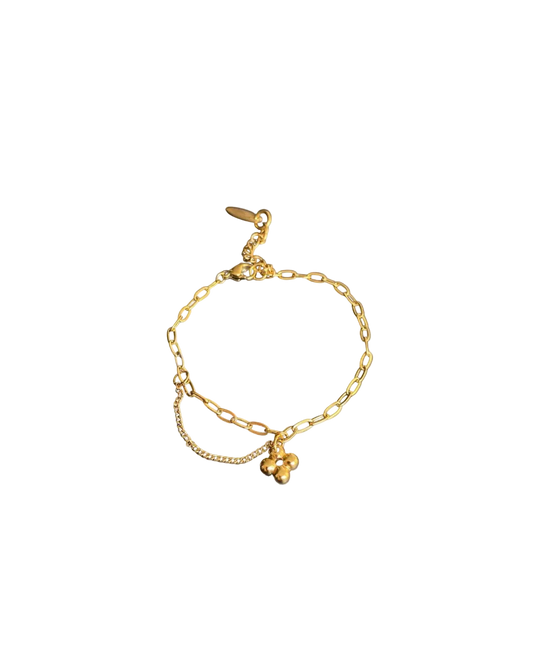 Authentic Louis Vuitton Blooming Pendant Reworked Bracelet