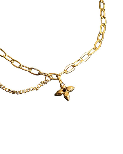 Authentic Louis Vuitton Blooming Pendant Reworked Bracelet
