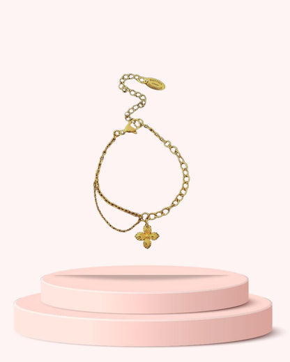 Authentic Louis Vuitton Blooming Pendant Reworked Bracelet