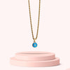 Authentic Louis Vuitton Blue Pendant- Necklace Pastilles Pendant