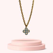 Load image into Gallery viewer, Authentic Louis Vuitton Blue Pendant Reworked Pendant