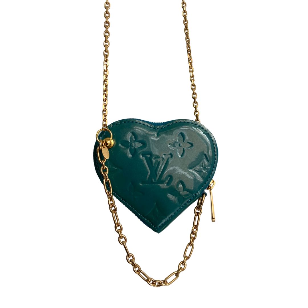 Authentic Louis Vuitton Coin Purse Vernis Repurposed Mini Bag