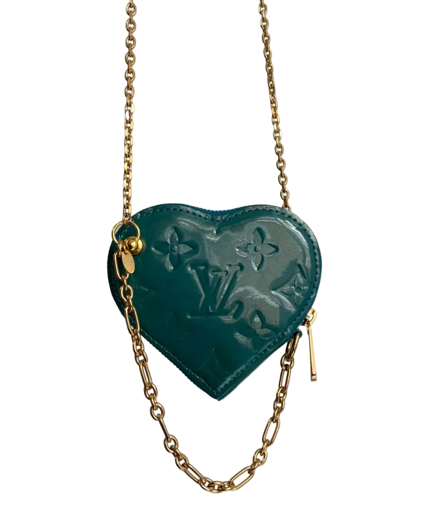 Authentic Louis Vuitton Coin Purse Vernis - Repurposed Mini Bag