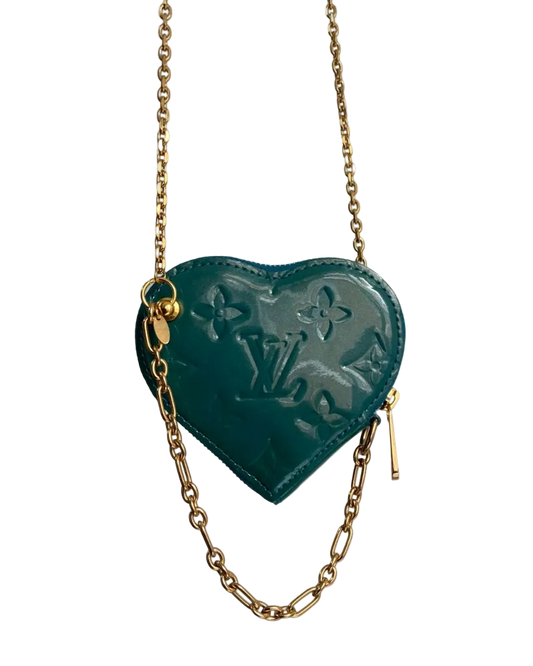 Authentic Louis Vuitton Coin Purse Vernis - Repurposed Mini Bag