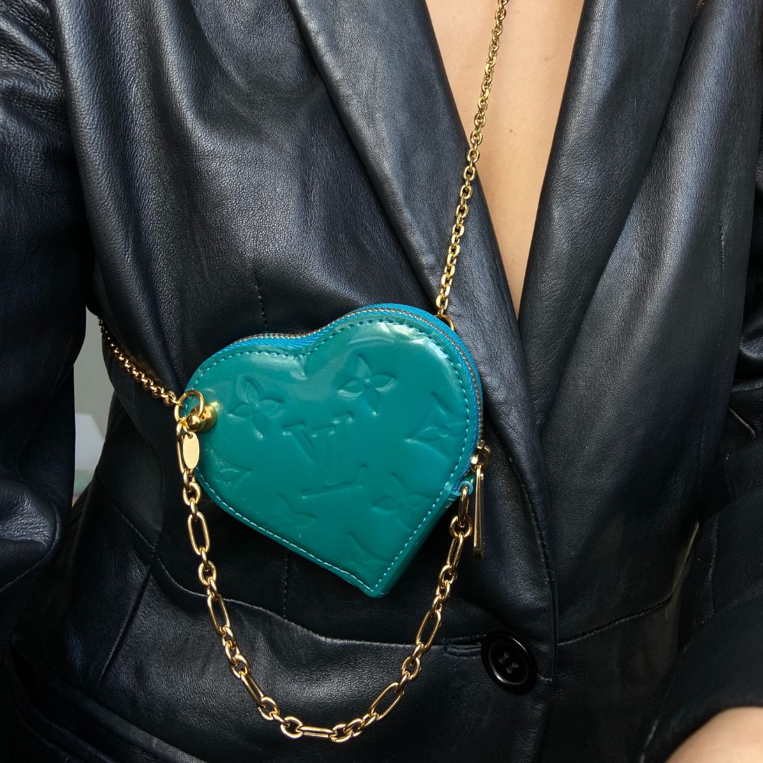 Authentic Louis Vuitton Coin Purse Vernis - Repurposed Mini Bag