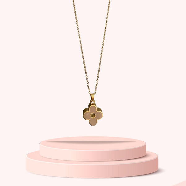 Authentic Louis Vuitton Fleur Charm- Reworked Necklace