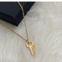 Load image into Gallery viewer, Authentic Louis Vuitton Key Pendant- Dainty Necklace