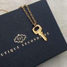 Load image into Gallery viewer, Authentic Louis Vuitton Key Pendant- Dainty Necklace