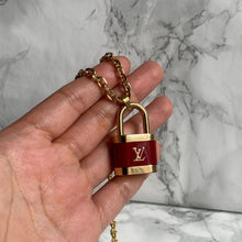 Load image into Gallery viewer, Authentic Louis Vuitton Lock Pendant Reworked Pendant