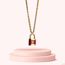 Load image into Gallery viewer, Authentic Louis Vuitton Lock Pendant Reworked Pendant