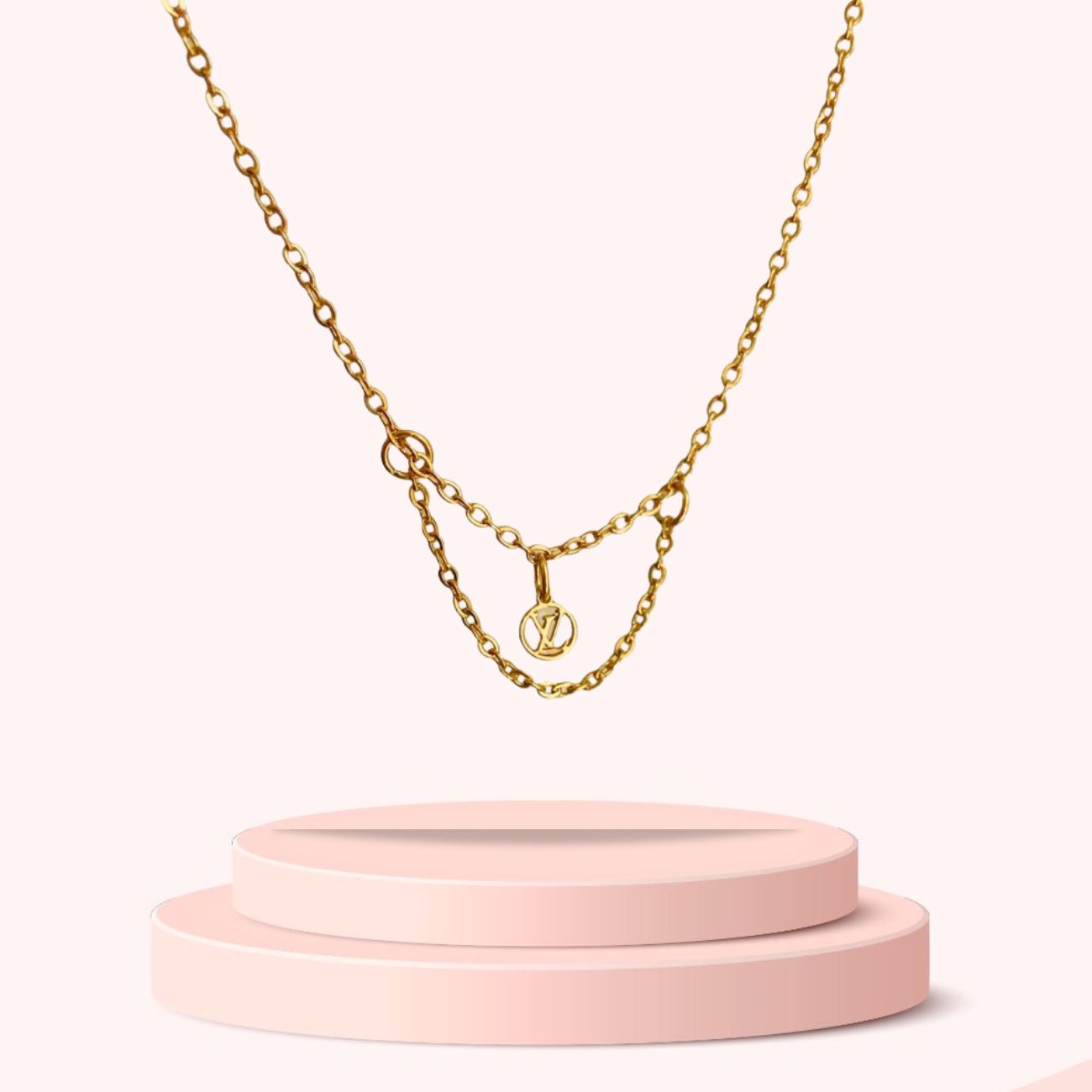 Lv Blooming Supple Necklace Gold - Gem