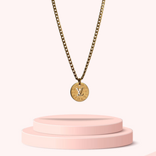 Load image into Gallery viewer, Authentic Louis Vuitton Looping Logo Charm - Necklace
