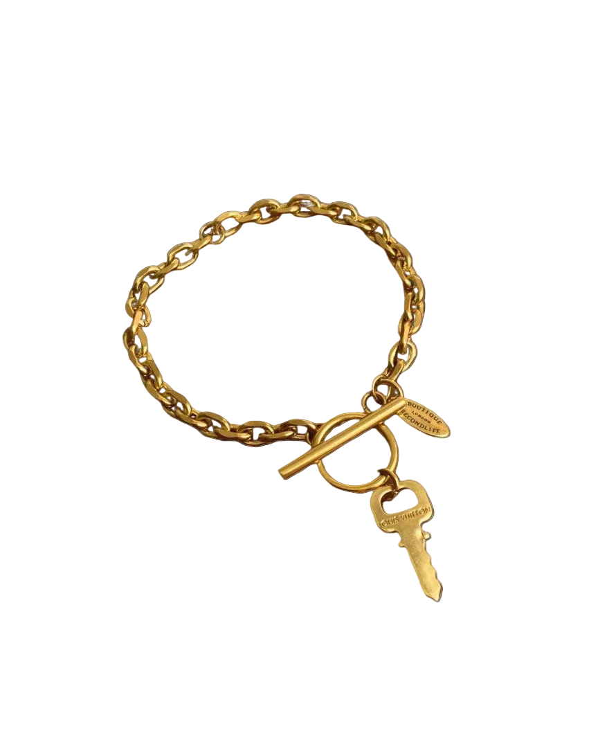 Authentic Louis Vuitton  Pastilles Key Pendant- Bracelet