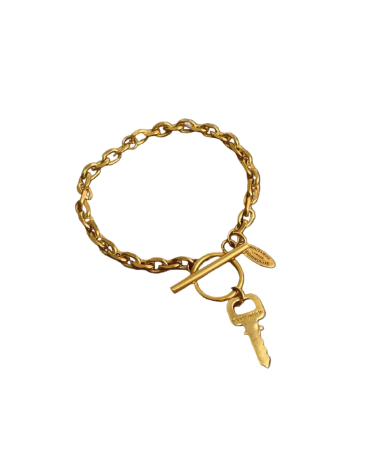 Authentic Louis Vuitton  Pastilles Key Pendant- Bracelet
