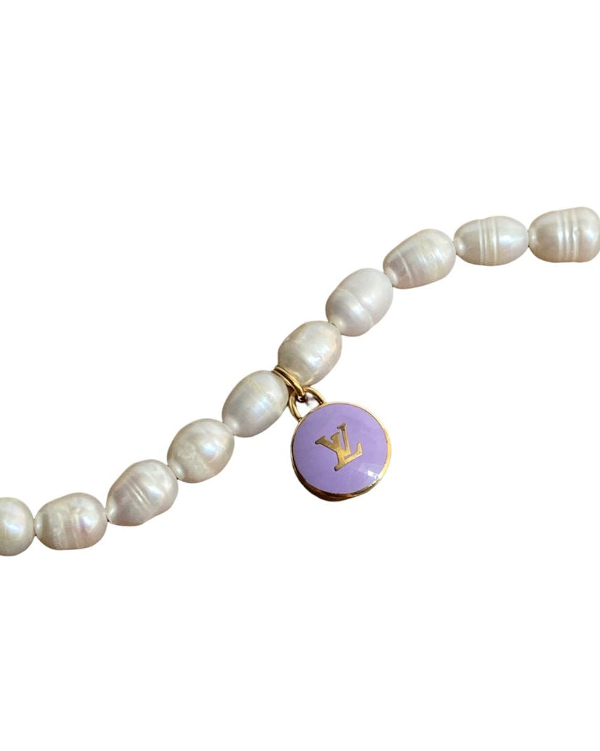 Authentic Louis Vuitton  Pastilles Purple Pendant- Bracelet