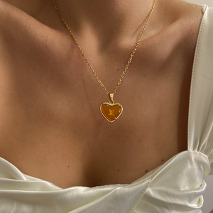 Authentic Louis Vuitton Pendant Coeur -Reworked Necklace