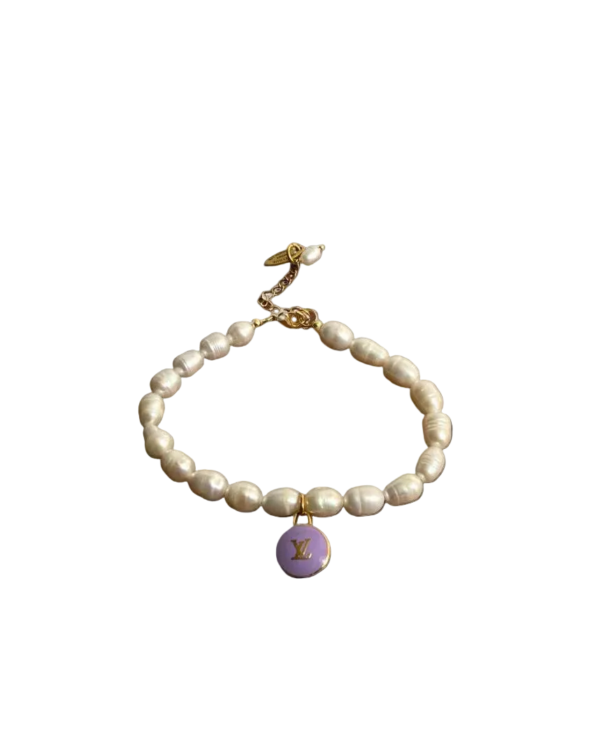 Authentic Louis Vuitton  Pastilles Purple Pendant- Bracelet