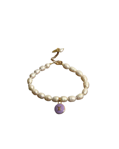 Authentic Louis Vuitton  Pastilles Purple Pendant- Bracelet