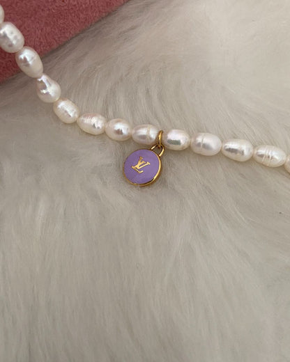 Authentic Louis Vuitton  Pastilles Purple Pendant- Bracelet