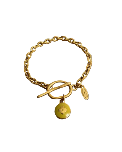 Authentic Louis Vuitton  Pastilles Green Pendant- Bracelet