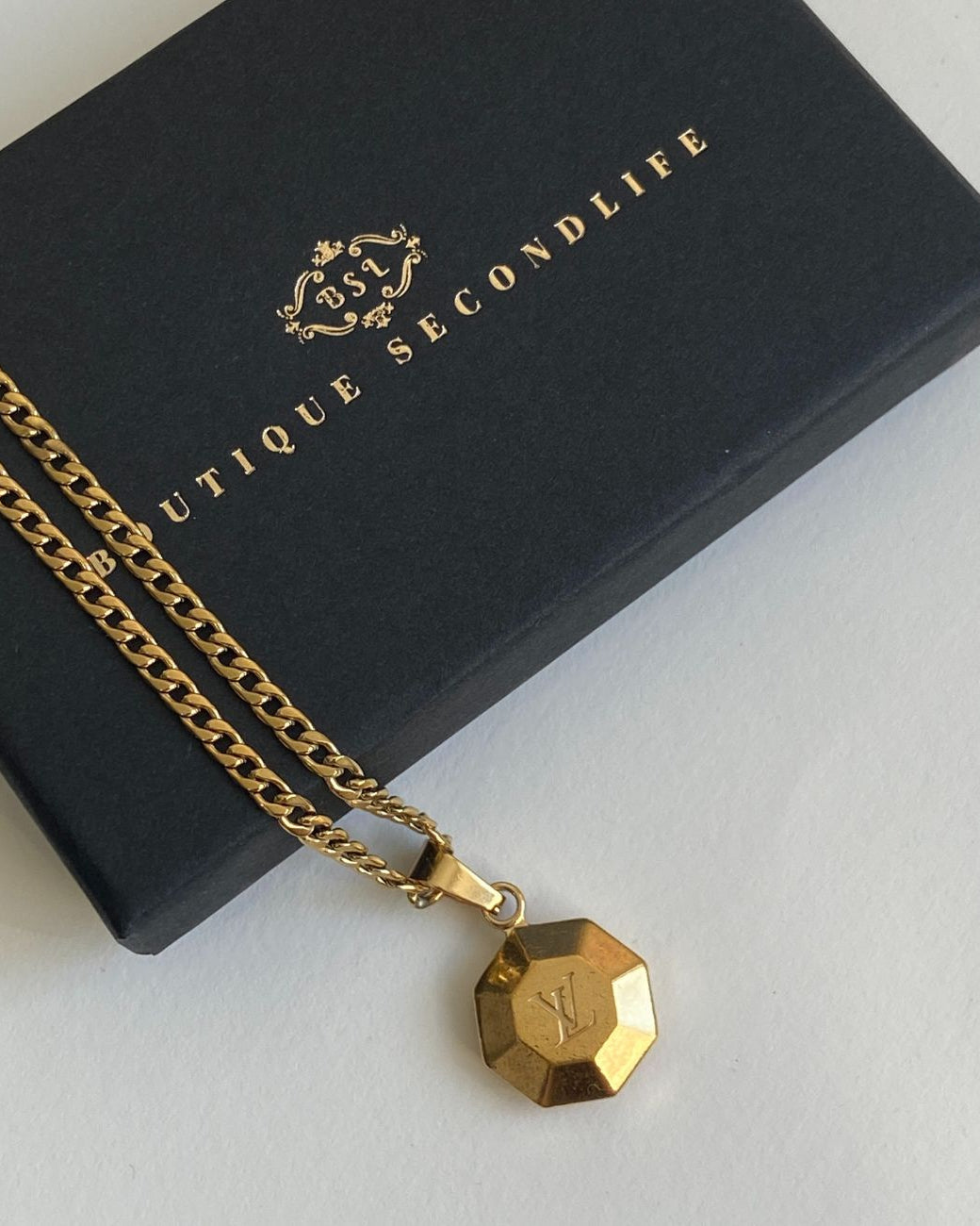 Authentic Louis Vuitton Pendant-Repurpose Necklace