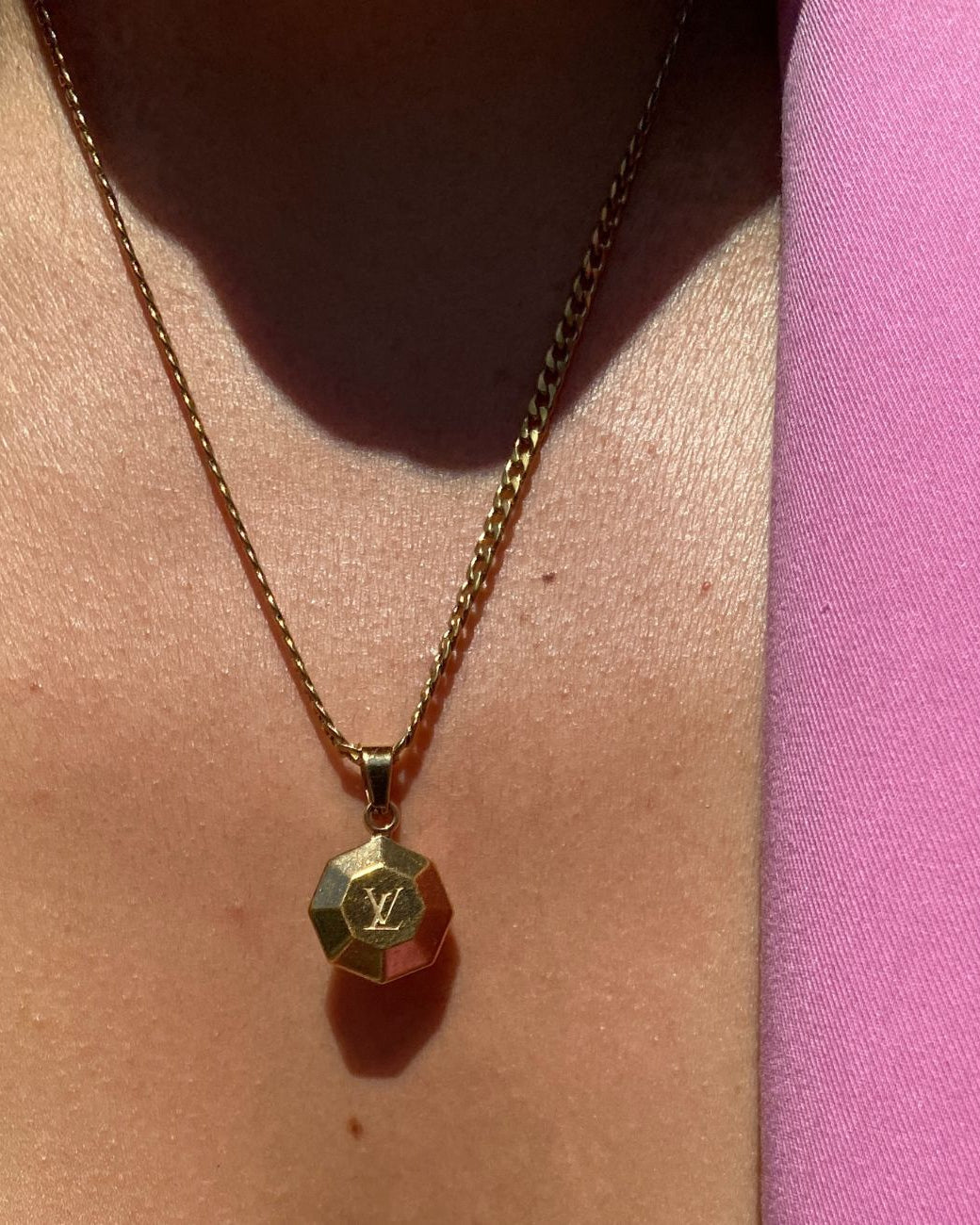 Authentic Louis Vuitton Pendant-Repurpose Necklace