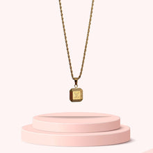 Load image into Gallery viewer, Authentic Louis Vuitton Square Logo Pendant-Repurposed Necklace