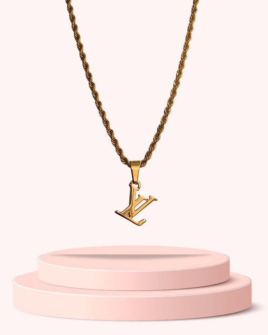 Authentic Louis Vuitton Pendant Logo Reworked Pendant